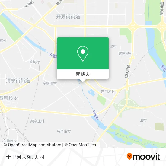 十里河大桥地图