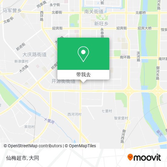 仙梅超市地图