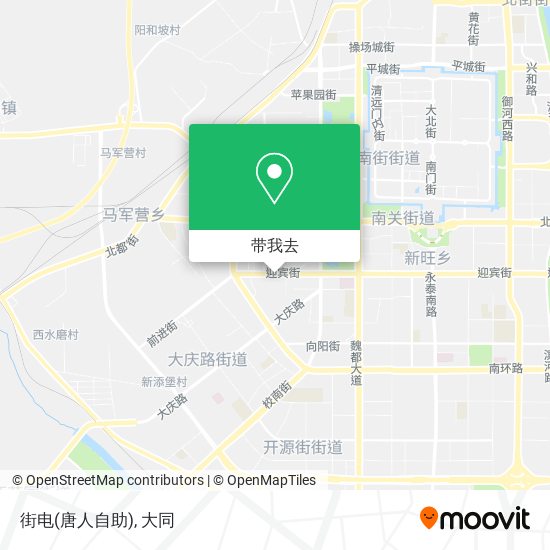 街电(唐人自助)地图