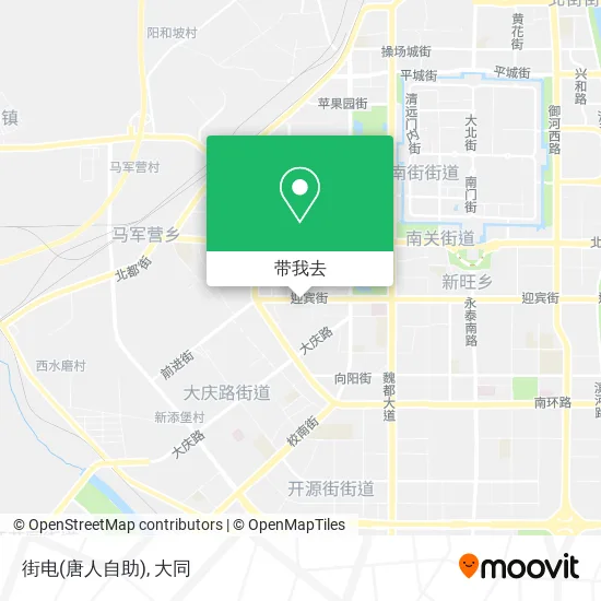 街电(唐人自助)地图