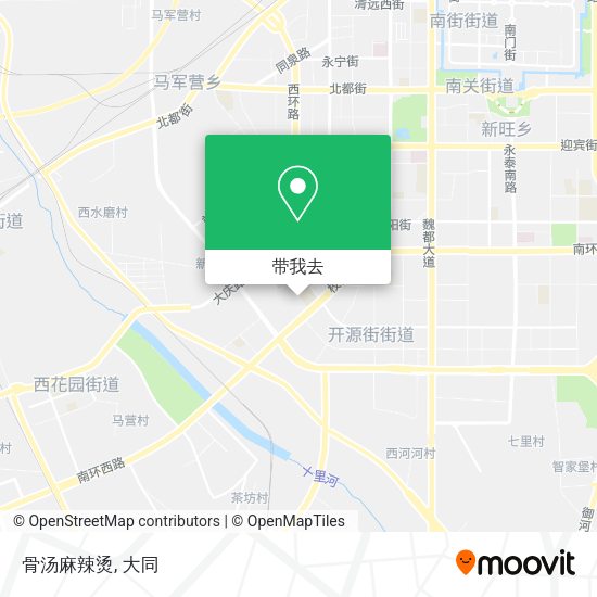 骨汤麻辣烫地图