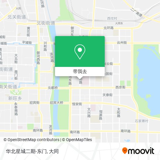 华北星城二期-东门地图