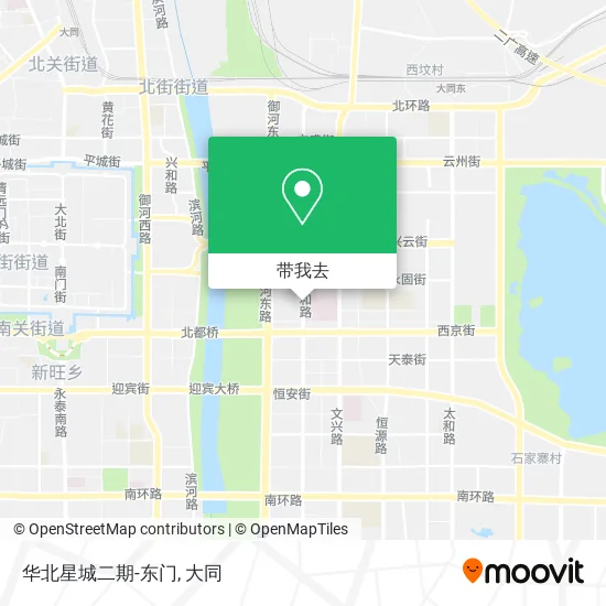 华北星城二期-东门地图