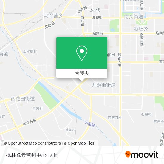 枫林逸景营销中心地图