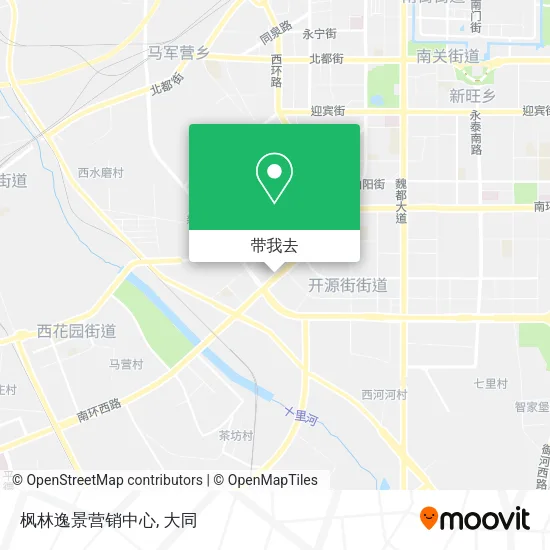 枫林逸景营销中心地图