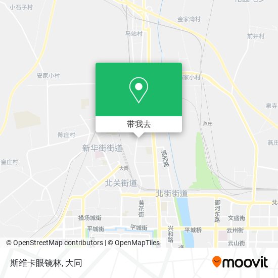 斯维卡眼镜林地图