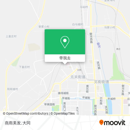 燕雨美发地图