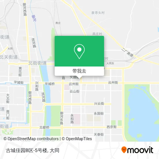 古城佳园B区-5号楼地图