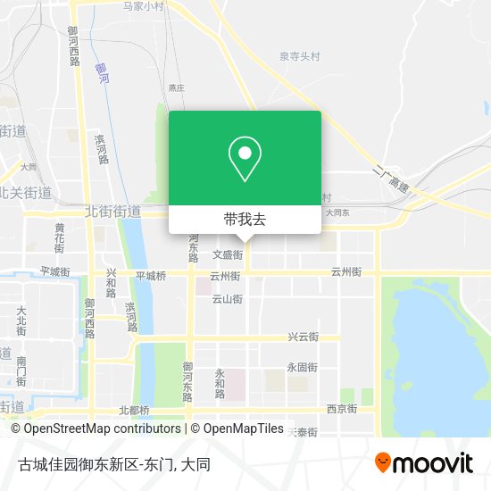 古城佳园御东新区-东门地图