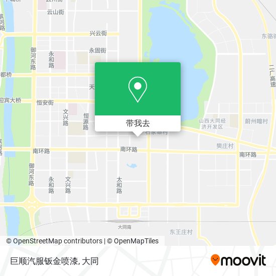 巨顺汽服钣金喷漆地图