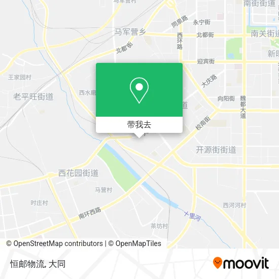 恒邮物流地图