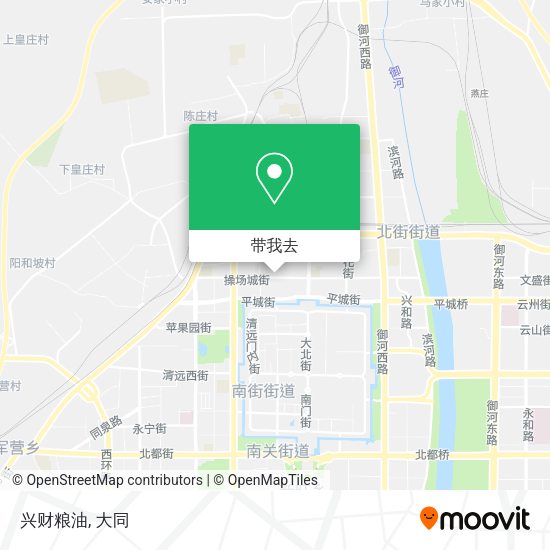 兴财粮油地图