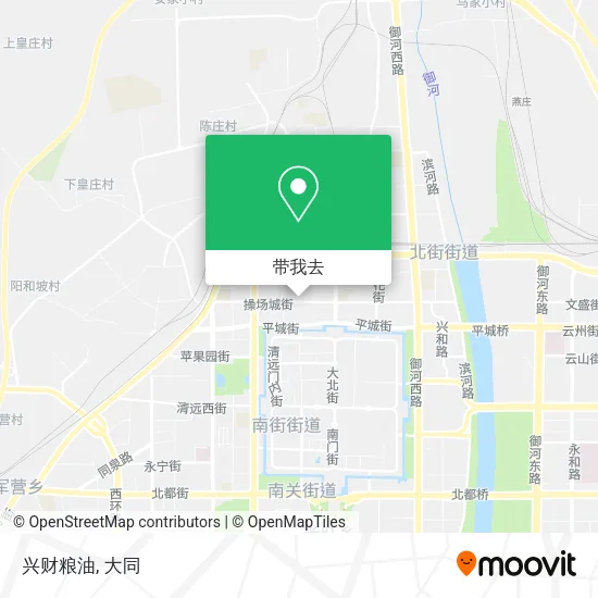 兴财粮油地图