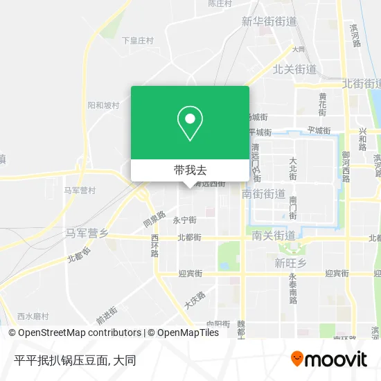 平平抿扒锅压豆面地图