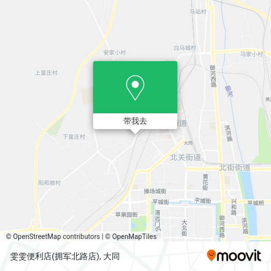 雯雯便利店(拥军北路店)地图