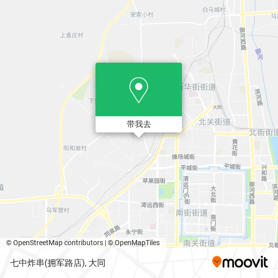 七中炸串(拥军路店)地图