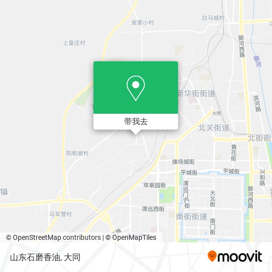山东石磨香油地图