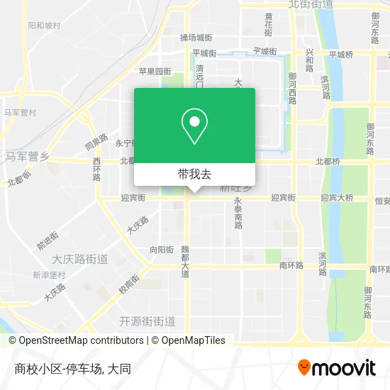 商校小区-停车场地图
