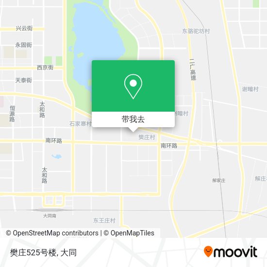 樊庄525号楼地图