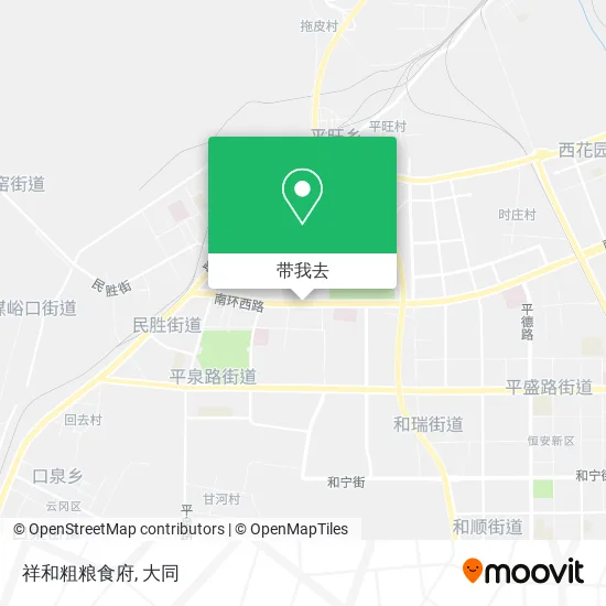 祥和粗粮食府地图