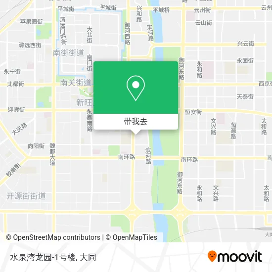 水泉湾龙园-1号楼地图