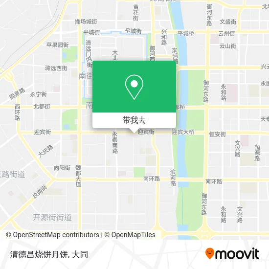 清德昌烧饼月饼地图