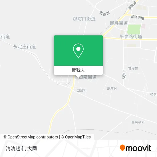 清清超市地图