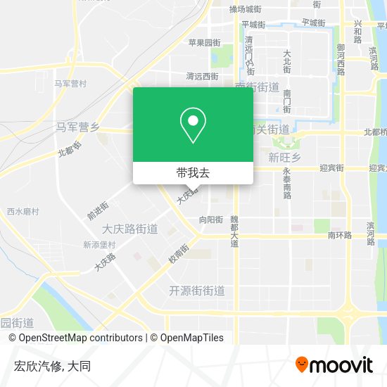 宏欣汽修地图