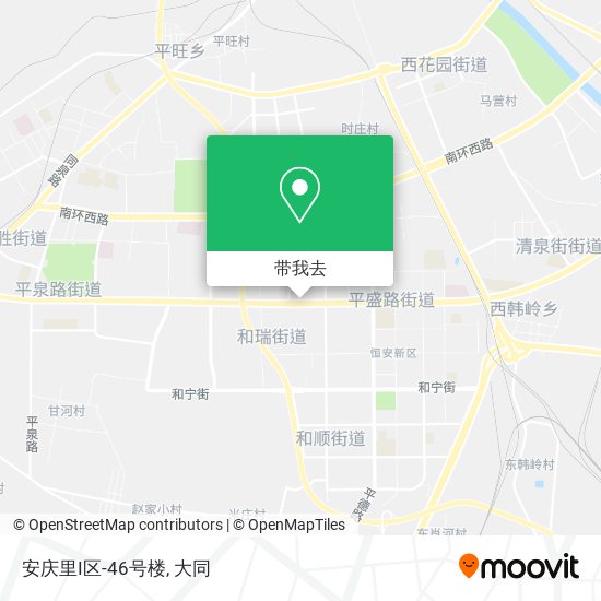 安庆里I区-46号楼地图