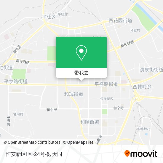 恒安新区I区-24号楼地图