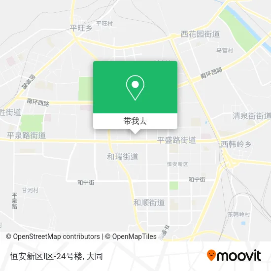 恒安新区I区-24号楼地图