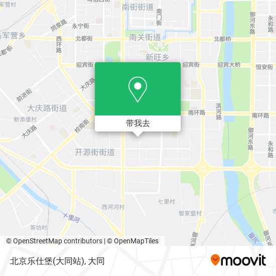 北京乐仕堡(大同站)地图