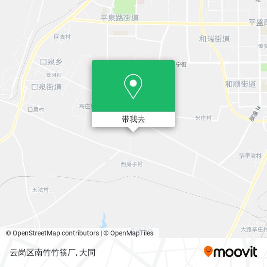 云岗区南竹竹筷厂地图