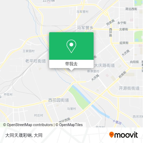 大同天晟彩钢地图