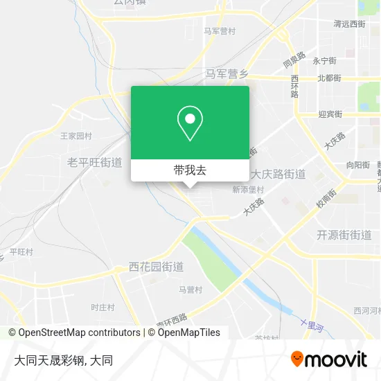 大同天晟彩钢地图