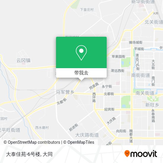 大泰佳苑-6号楼地图