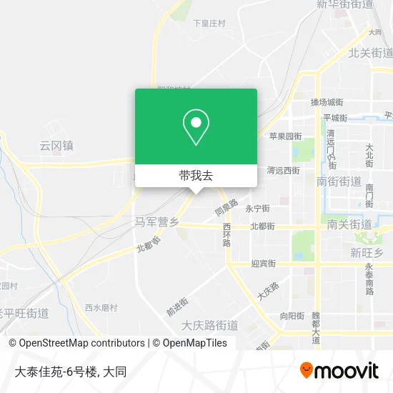 大泰佳苑-6号楼地图
