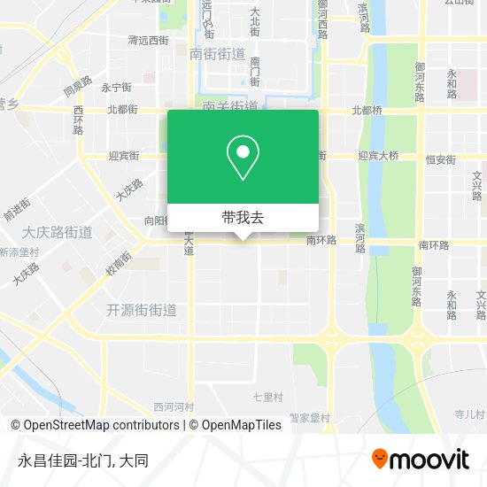 永昌佳园-北门地图