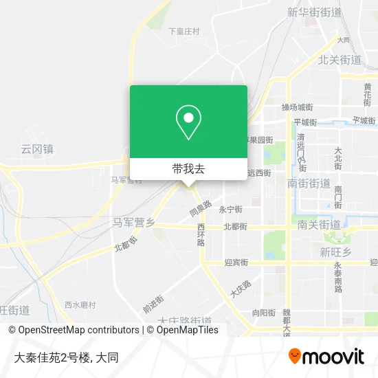 大秦佳苑2号楼地图