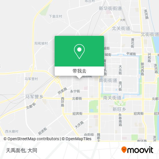 天禹面包地图