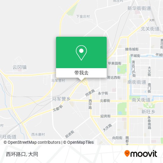 西环路口地图