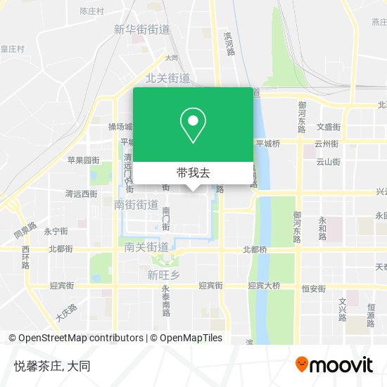 悦馨茶庄地图