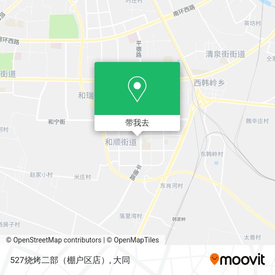 527烧烤二部（棚户区店）地图