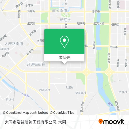 大同市浩益装饰工程有限公司地图