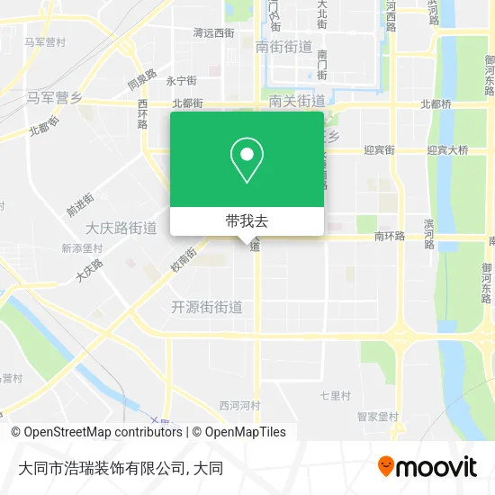 大同市浩瑞装饰有限公司地图