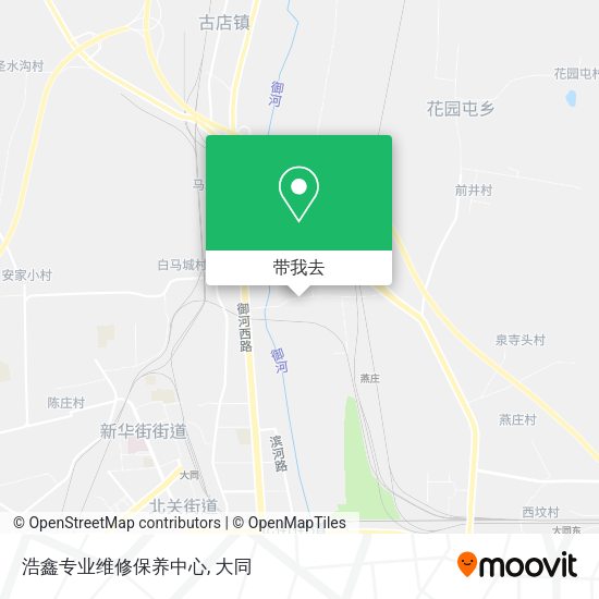 浩鑫专业维修保养中心地图