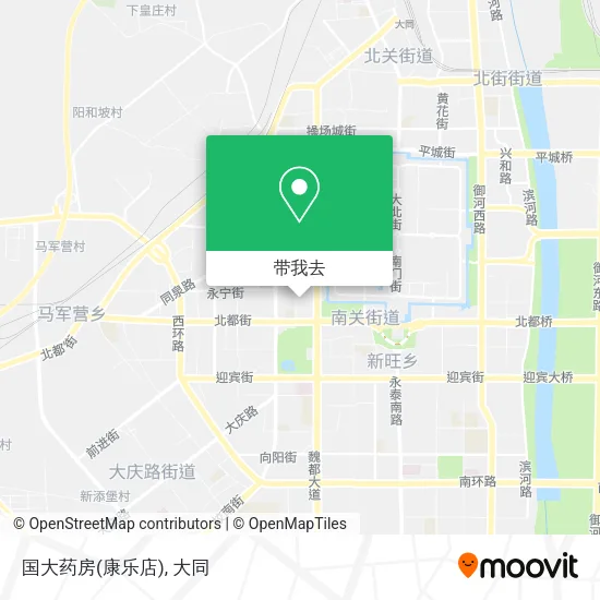 国大药房(康乐店)地图