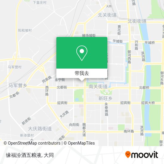 缘福汾酒五粮液地图
