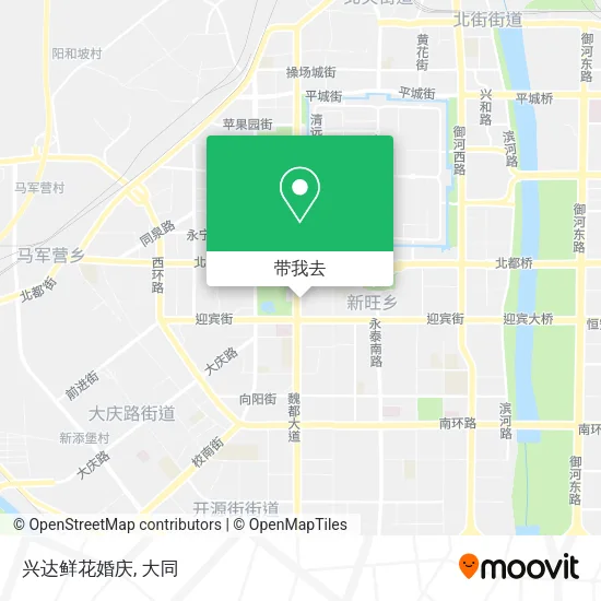 兴达鲜花婚庆地图