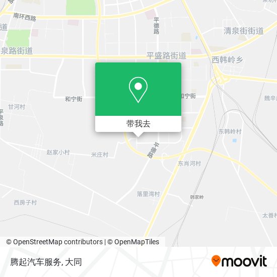 腾起汽车服务地图